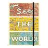 Cavallini Papers Notebook See The World 144 Pages Lined Paper view 1