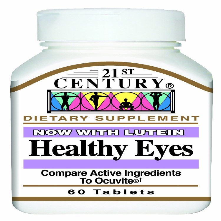 21st Century Healthy Eyes Tablets, 60 Count (Pack of 2)