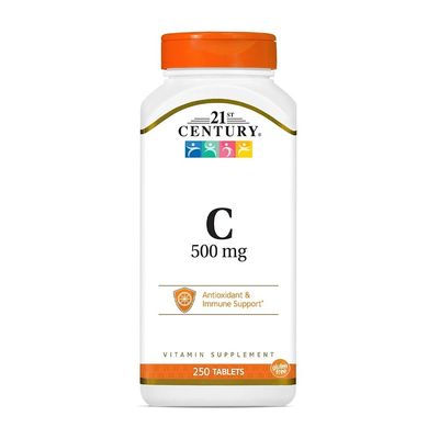 21st Century Vitamin C, 500 mg, 250 Tablets
