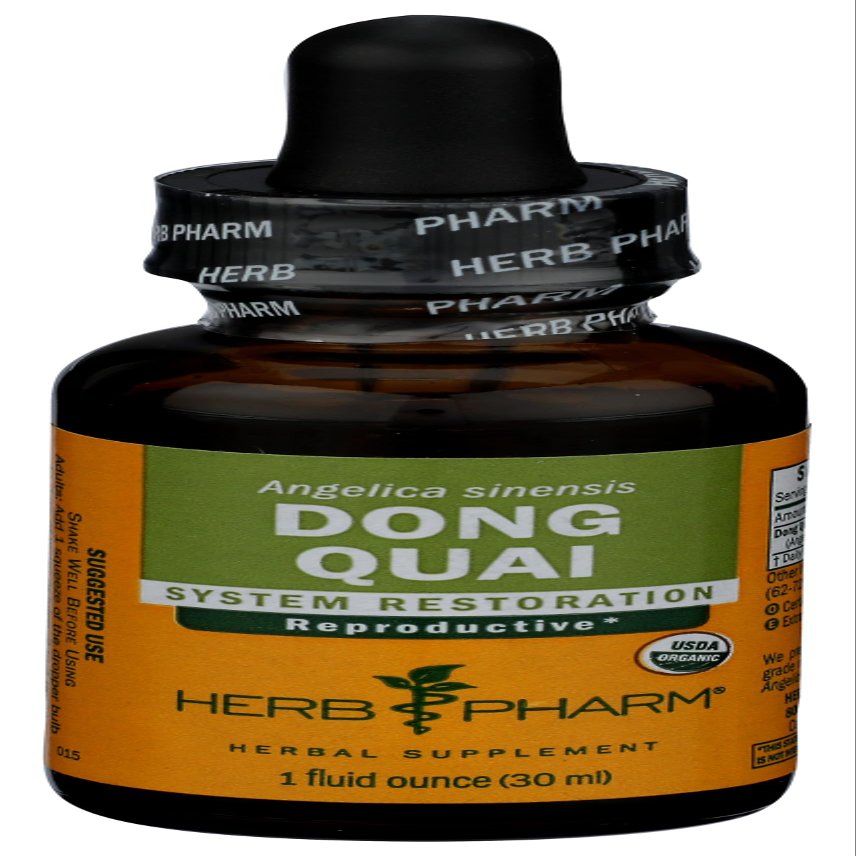 Herb Pharm Dong Quai Liquid Extract for Female Reproductive System Support, 1 Fl Oz