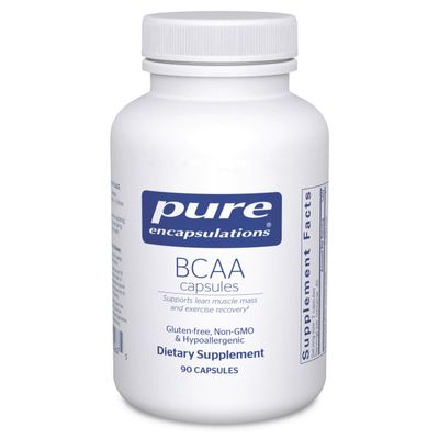 Pure Encapsulations BCAA Capsules | Hypoallergenic Supplement to Support Muscle Function During Exercise* | 90 Capsules