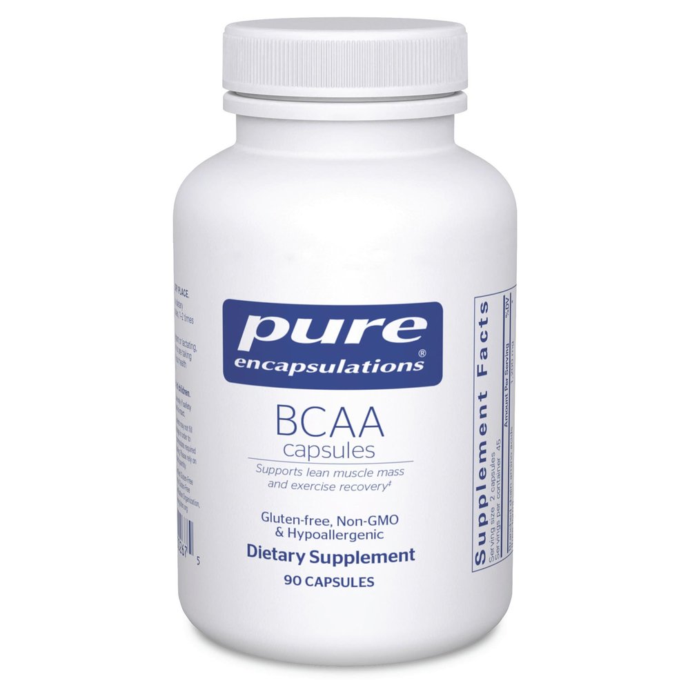 Pure Encapsulations BCAA Capsules | Hypoallergenic Supplement to Support Muscle Function During Exercise* | 90 Capsules