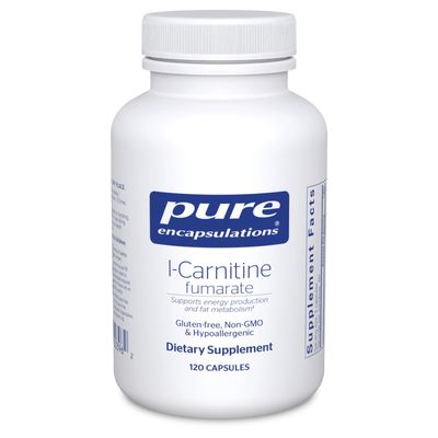 Pure Encapsulations L-Carnitine Fumarate | Hypoallergenic Supplement Support for Enhanced Muscle | 120 Capsules
