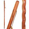 Brazos Handcrafted Wood Walking Stick, Twisted Cedar, Backpacker Style Handle, for Men & Women, Made in The USA, 55" view 1