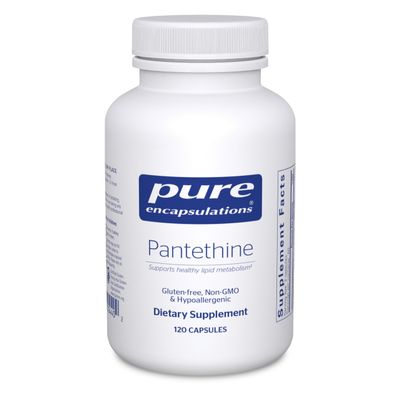 Pure Encapsulations Pantethine | Hypoallergenic Supplement Supports Healthy Lipid Metabolism and Cardiovascular Function | 120 Capsules