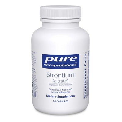 Pure Encapsulations Strontium (Citrate) | Hypoallergenic Dietary Supplement to Support Healthy Bones* | 90 Capsules