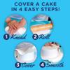Satin Ice Fondant for Cake Decorating, White (5 Pound) view 3