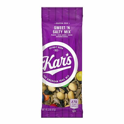 Kars Nuts Sweet N Salty Trail Mix  2 oz Individual Snack Packs, Bulk Pack of 72 - Healthy Snacks for Adults and Kids