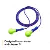 3M E-A-R Push-Ins Earplugs 318-1001, Corded, Poly Bag 100-Pair view 2