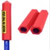 ARK Krypto-Bite Chewable Pencil Topper, Sensory Chew Toys for Kids & Adults, Medical-Grade Chew Fidget for Autism, ADHD, SPD, Anxiety, Includes 1 Eraser-Less Pencil, Standard, Softest, Red, 3-Pack view 1