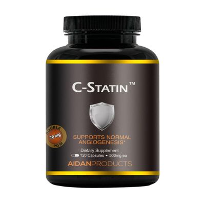Aidan Products C-Statin Support for Normal Angiogenesis, Clinically Studied Proprietary Extract (120 Capsules)