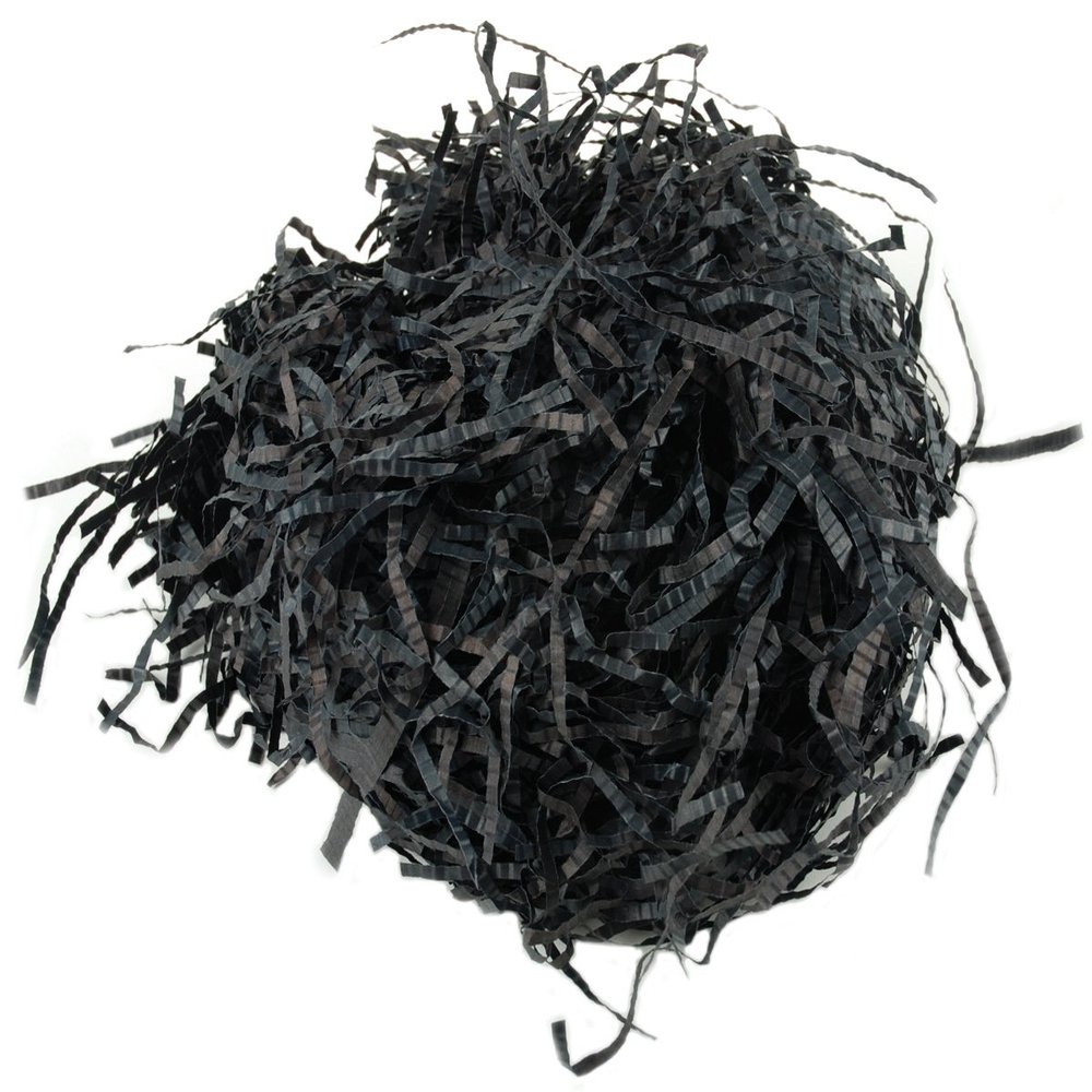 Cindus Krinkled Shred Solids, 2-Ounce, Black