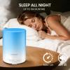 URPOWER 300ml Essential Oil Diffuser: Ultrasonic Aromatherapy Diffuser Quiet Auto Shut-Off, 4 Timer Settings(1H 3H 6H ON) & 7-Color Night Light Humidifier for Yoga Bedroom Living Room Office view 2