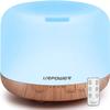 URPOWER 500ml Aromatherapy Essential Oil Diffuser Humidifier Room Decor Lighting with 4 Timer Settings, 7 LED Color Changing Lamp and Waterless Auto Shut-Off view 1