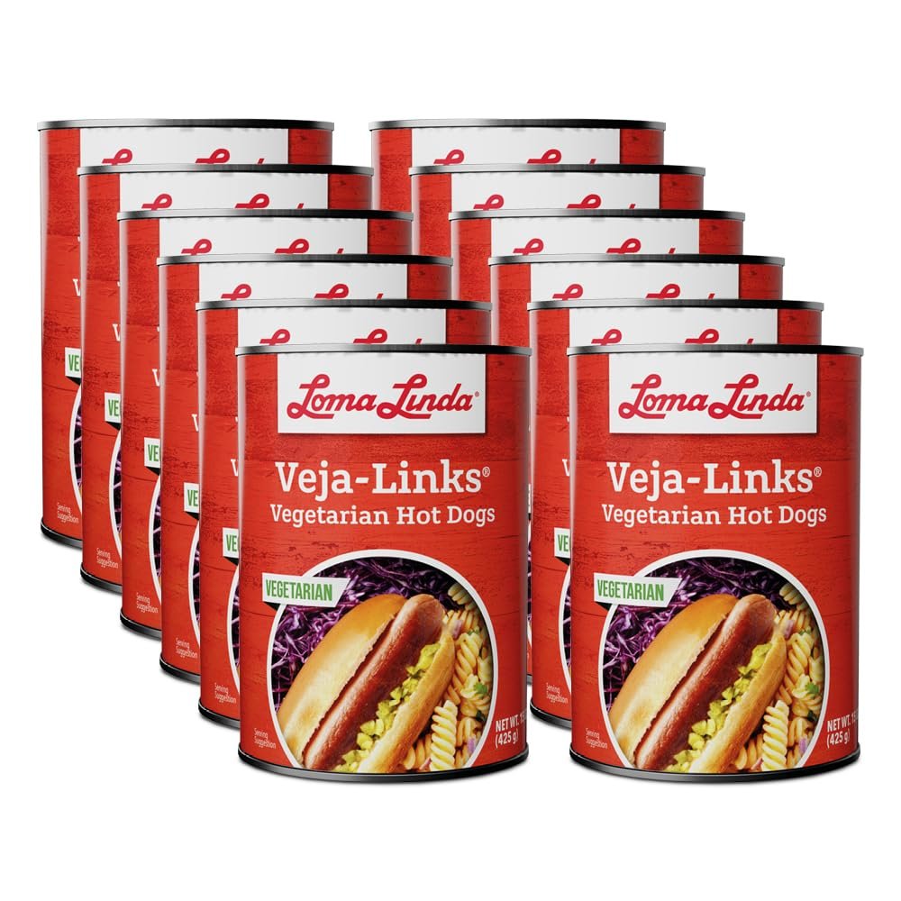 Loma Linda - Plant-Based - Veja-Links,15 Ounce (Pack of 12)