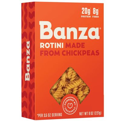 Banza Chickpea Rotini Pasta 8 Ounce (Pack of 6)