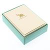 Graphique Elephant La Petite Presse Boxed Notecards - 10 Embossed and Embellished Gold Foil "Thanks a Ton" Elephant Notes with Matching Envelopes, 3.25" x 4.75 view 3