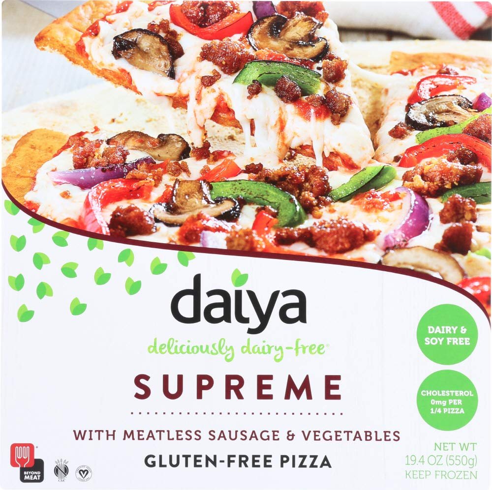 DAIYA Pizza Cheese, Supreme, 19.39 Ounce (Pack of 8)