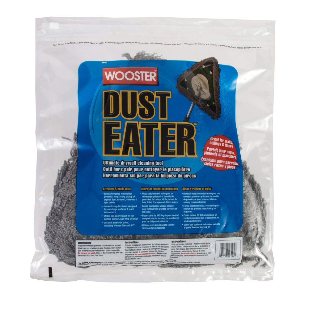 Wooster 1800 Dust Eater Drywall Cleaning Tool 16"