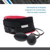 Body Sport TracCollar Cervical Neck Traction Device, Small/Medium, Fits 14 to 16 Neck Size  Release Pressure for Neck Pain Relief  Inflatable Neck Stretcher with 2 Hand Pump System view 3