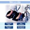 Skil-Care Swing-Away RightFoot Support, Fits 16- 18 Wheelchairs, Footplate Attachment, Even Distribution to Prevent Sores and Skin Breadown, Black Footrest, 703471 view 3