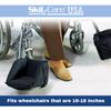 Skil-Care Swing-Away RightFoot Support, Fits 16- 18 Wheelchairs, Footplate Attachment, Even Distribution to Prevent Sores and Skin Breadown, Black Footrest, 703471 view 4