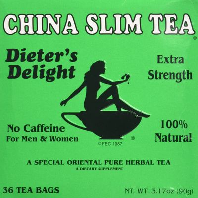 Tea Pot Tea China Slim Diet, 3.17-Ounce Units (Pack of 4)