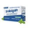 SmileAgain Retainer Cleaner - 180-220 Cleanings 22 Pack/6 Month Supply - for Clear Aligners, Dentures, Mouth Guards & Night Guards - Our Oral Appliance Cleaner & Denture Care Powder - Mint Flavored view 1