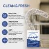 SmileAgain Retainer Cleaner - 180-220 Cleanings 22 Pack/6 Month Supply - for Clear Aligners, Dentures, Mouth Guards & Night Guards - Our Oral Appliance Cleaner & Denture Care Powder - Mint Flavored view 2