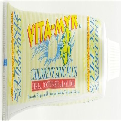 Vita-Myr Children's Zinc-Plus Herbal Toothpaste with Xylitol, 5.4 oz Tube