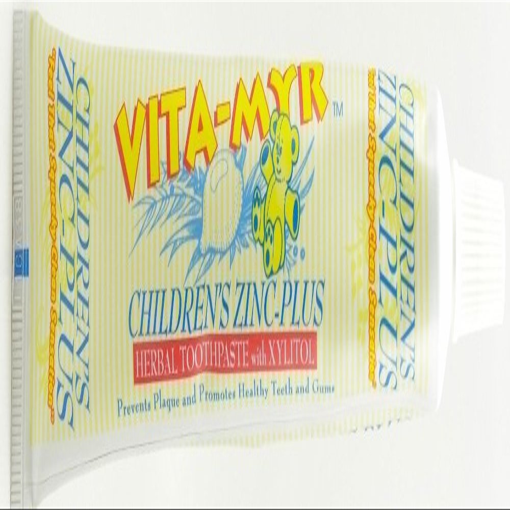 Vita-Myr Children's Zinc-Plus Herbal Toothpaste with Xylitol, 5.4 oz Tube