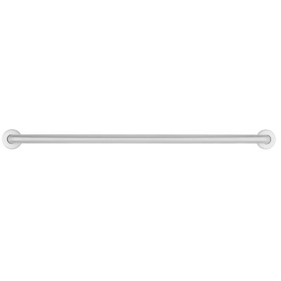 Bobrick Straight Grab Bar, 42 Inches, 1-1/2 Inch Diameter, ADA Compliant, Satin-Finish Stainless Steel, Slip-Resistant Surface for Bath, Shower, Toilet Safety, Concealed Mounting Flanges