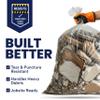 Plasticplace Contractor Trash Bags 42 Gallon  3.0 Mil  Clear Heavy Duty Garbage Bag  32.6 x 46.4 (50 Count), Transparent, B001C0SIUG view 3