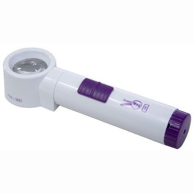 10X LED Illuminated Hand Held Stand Magnifier 1.4 Inch Lens