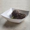 128 OZ. CLEAR, SQUARE, HEAVY DUTY DISPOSABLE PLASTIC SERVING BOWLS 25/CS view 2