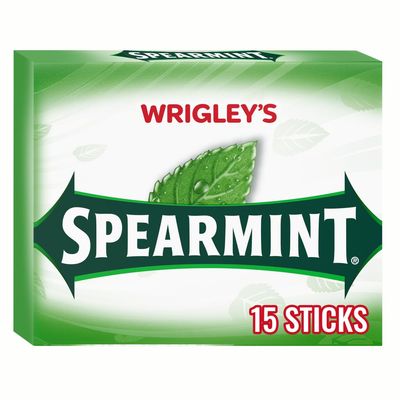 Wrigley's Spearmint Gum, 15-Stick Slim Packs (Pack of 20)