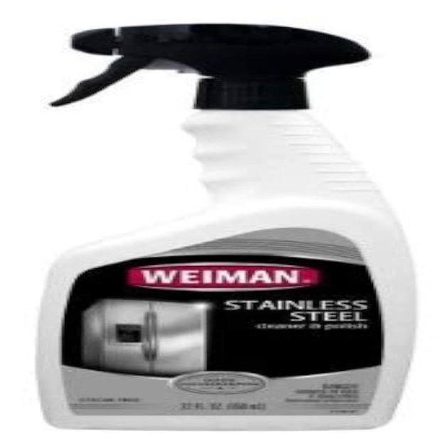 Weiman Stainless Steel Cleaner and Polish - 22 Ounce (2 Pack) - Protects Appliances from Fingerprints and Leaves a Streak-Free Shine for Refrigerator Dishwasher Oven Grill etc - 44 Ounce Total