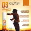BIOLABS PRO All Natural Vitamin D3 10000IU Vitamin D Cream - Maximum Strength - Fight Vitamin D Deficiency Naturally - with Vitamin K2 & Olive Leaf Extract - Safe & Effective (10,000IU - 3.0oz) view 2