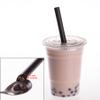 GOLDEN APPLE, 8inch 12mm Diameter Drinking Straws,100Pcs Individually Wrapped Disposable Plastic Big Boba Bubble Pearls Tea Drinking Straws view 3
