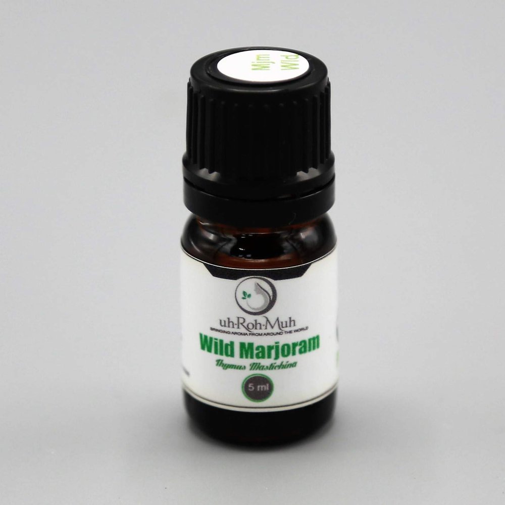 100% Pure Organic Wild Marjoram Essential Oil || Spain - (5 ml with Euro Dropper)