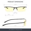 GUNNAR - Premium Gaming and Computer Glasses - Blocks 65% Blue Light - Emissary, Onyx, Amber Tint view 2