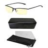GUNNAR - Premium Gaming and Computer Glasses - Blocks 65% Blue Light - Emissary, Onyx, Amber Tint view 3