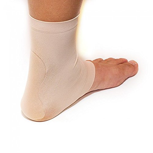 Atlas Biomechanics Achilles Heel Protection Elastic Gel Pad Sock (Pair) from, for Haglund's (Pump Bump) (Large/X-Large)