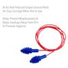 Howard Leight by Honeywell AirSoft Flanged Corded Reusable Shooting Earplugs, 2-Pairs (R-01521) view 4