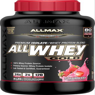 Allmax Allwhey Gold Protein 5lbs Strawberry