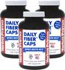 Yerba Prima Daily Fiber Capsules, 180 Caps (Pack of 3) - Soluble Dietary Fiber Supplement - Colon Cleanse - Gut Health - Constipation Relief, Vegan, Non-GMO, Gluten-Free view 1