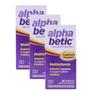 Alpha Betic Once Daily Multivitamin for Diabetics, Gluten Free, Sugar Free, Extended Energy Dietary Supplement, 30 Tablets (3 Pack)3 view 1