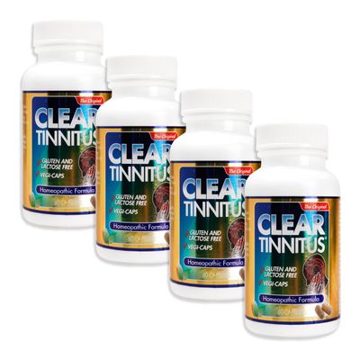 CLEAR PRODUCTS CLEAR TINNITUS, 60 CAP (4 Pack)