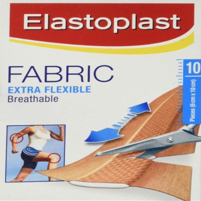 Elastoplast Fabric Dressing Length Plasters 10S