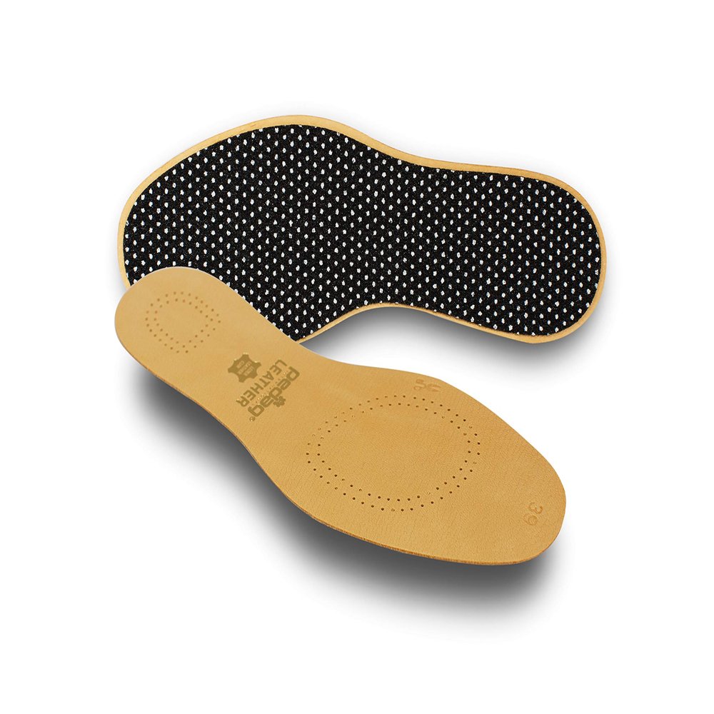 Pedag 172 Leather Naturally Tanned Sheepskin Insole with Activated Carbon, Tan,US W7/8 EU 37/38
